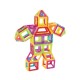 1PCS mini size magnetic designer building blocks parts in bulk early educational 3D DIY toys magnetic building blocks toys