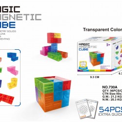 Mini size solid color magical magnet magnetic building blocks 3D DIY maginetic blocks toys