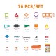 Magical Model Magnetic Building Blocks Toys 76/77/78PCS Hot sale learning educational construction toys for kids