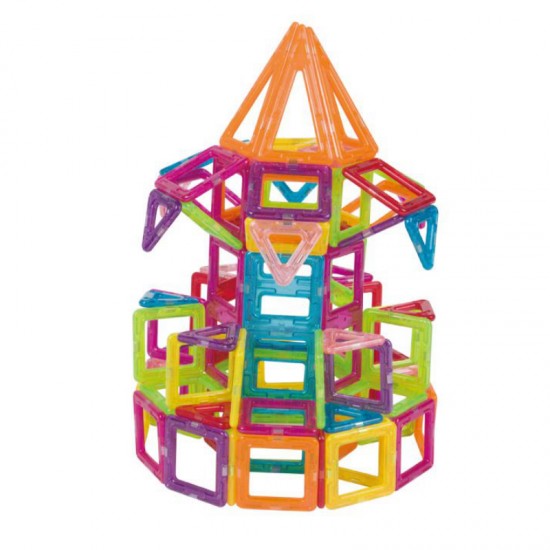 ABS plastic material Magic Magnetic Russian Tetris Cube Magnetic building blocks 3D DIY Tetris magnetic cube toys