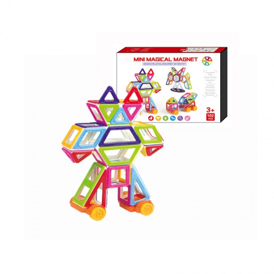 Mini size solid color magical magnet 40/70/106PCS magnetic building blocks 3D DIY maginetic blocks toys 