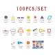 2021 Newest ABS blocks toys educational kids games Big size 100PCS Magical Model Magnetic Building Blocks Toys