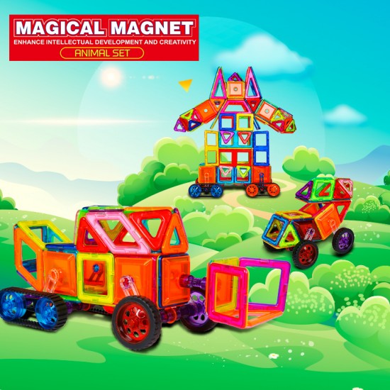 learning educational construction toys for kids Magical Model 40PCS Big size Magnetic Building Blocks Toys