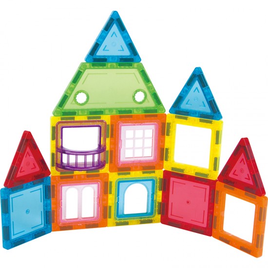 48PCS ABS Plastic construction blocks magnetic tiles toys