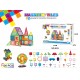 brand ABS plastic 106pcs130pcs magnetic tiles 3D construction magentic building blocks magnetic tiles plastic toys