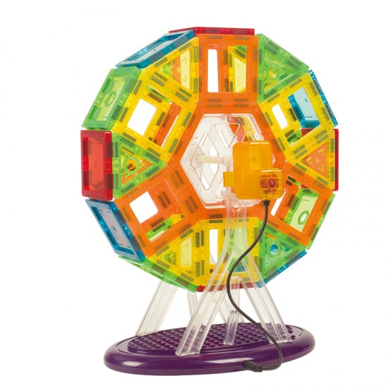 brand ABS plastic 106pcs130pcs magnetic tiles 3D construction magentic building blocks magnetic tiles plastic toys