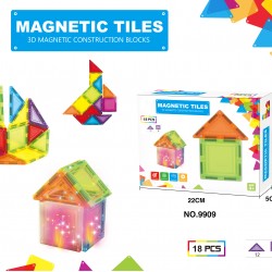 Big size brand ABS plastic magnetic tiles 3D magnetic construction blocks DIY plastic toys