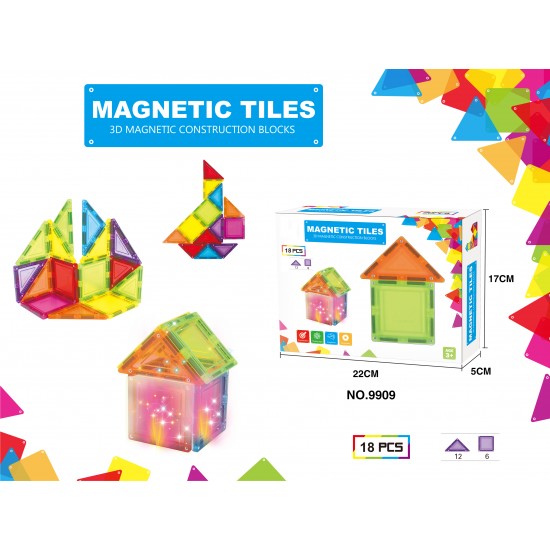 brand ABS plastic 106pcs130pcs magnetic tiles 3D construction magentic building blocks magnetic tiles plastic toys