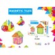 brand ABS plastic 106pcs130pcs magnetic tiles 3D construction magentic building blocks magnetic tiles plastic toys