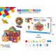 Hot sales ABS 70pcs buliding blocks magnet tiles magnetic constructions blocks tiles plastic toys