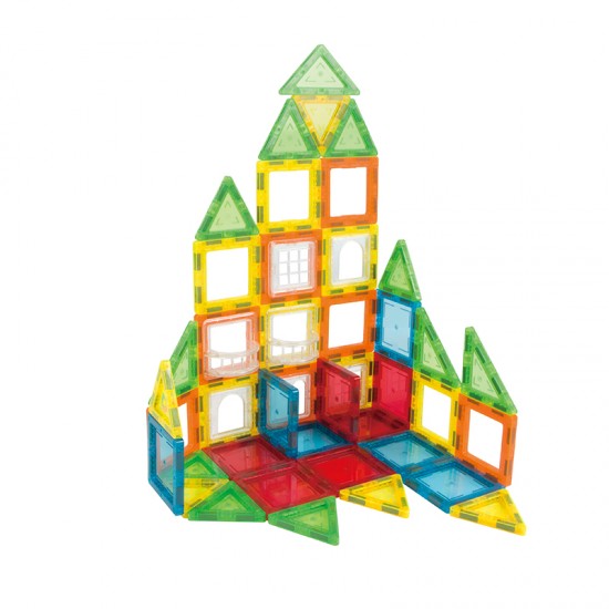 Hot sales ABS 70pcs buliding blocks magnet tiles magnetic constructions blocks tiles plastic toys