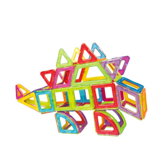 3d puzzle diy toy dinosaur building blocks toy educational Magnetic Blocks Tiles for kids colorful blocks building toy