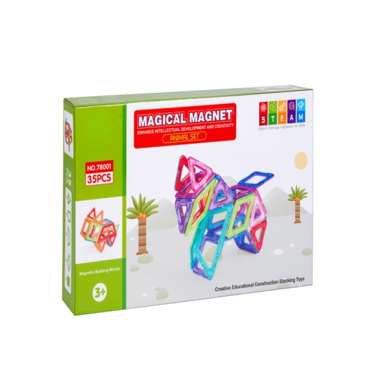 Construction Toy kids Educational Plastic Building Blocks Toys Magnetic Blocks Tiles for kids colorful blocks building toy