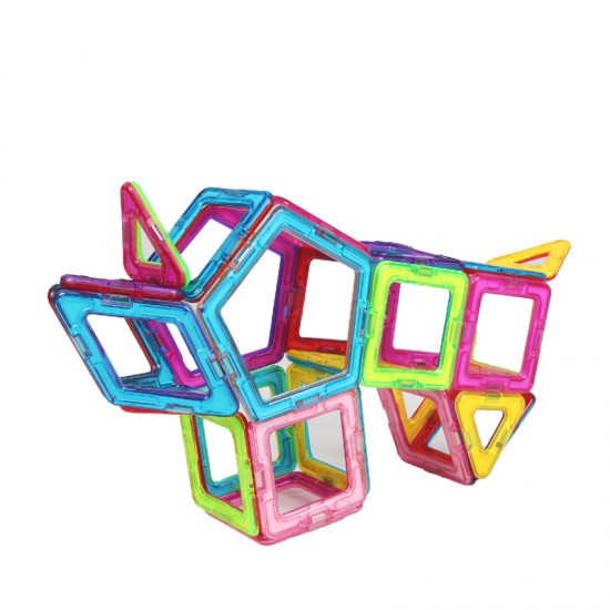 Construction Toy kids Educational Plastic Building Blocks Toys Magnetic Blocks Tiles for kids colorful blocks building toy