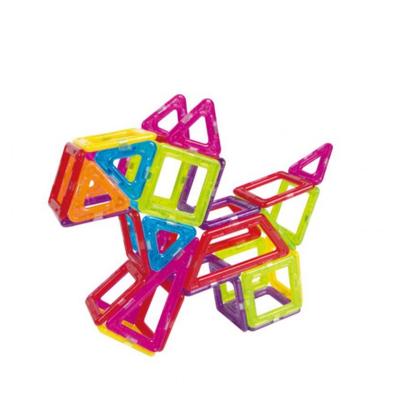 Developmental magnet block toys for kids games Plastic interlocking STEM toy for kids