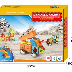 Hot sale plastic connecting blocks for kids Magical Model Magnetic Building Blocks Toys