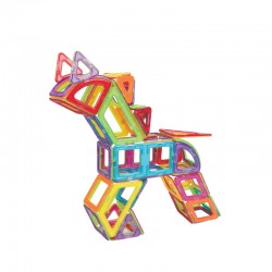 Magnetic Blocks Tiles for kids colorful blocks building toy Educational Games Magnetic Building Tiles Toys