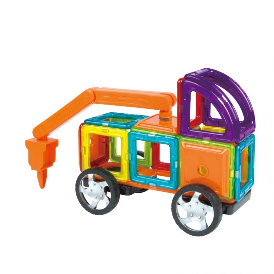 brand 162PCS magical magnetic blocks engineering truck 3D DIY toys magnetic building blocks toys