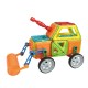 brand 75PCS/76PCS/78PCS magnetic engineering truck buliding blocks 3D DIY magnetic toys
