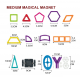 brand 98PCS magnetic blocks 3D DIY magnetic toys