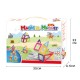brand solid color 38pcs/68pcs magnetic construction blocks 3D DIY early education plastic fancy toys
